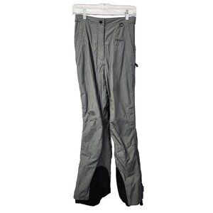 The North Face Hyvent Gray Womens Ski Snowboard Pants Zip Out Size Medium